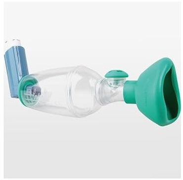PediAct Cámara de inhalación para aerosol dosificador (Tipshaler) (Nurrisson (0 a 1 año)