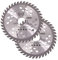 SUNDELY® Carbide Tipped TCT Circular Saw Blade Angle Grinder Disc 115 mm X 22.2 mm X 24T or 40T (4.5 X 0.87) for Wood Laminate Plywood Tree PVC Plastic Trimmer Cutter (2 Pieces, 40T)