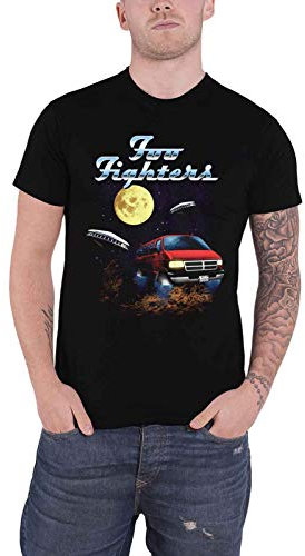 Foo Fighters Van Tour Männer T-Shirt schwarz L 100% Baumwolle Band-Merch, Bands