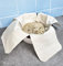Clarkia Cotton Double Layer Roti Cloth Wrap with Flaps Muslin Cloth for Chapati, Hot Case, Kitchen
