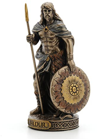 Veronese Design Frigga, die nordische Göttin der Ehe, handbemalt, Bronze-Finish, Polyresin, Miniatur-Figur, 8,9 cm