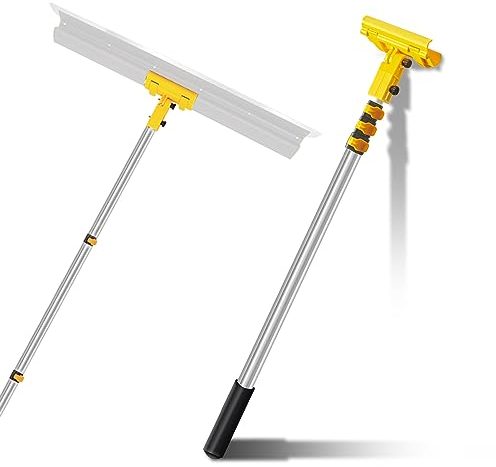 Juego de mango extensión de hoja skimming, solo incluye varilla extensión longitud ajustable + soporte ángulo ajustable, la longitud ajustable es 84 -209, dedicado a la marca Zozen