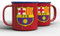Tasse Barça Vintage Blason FC Barcelona 300 ml Céramique Mug