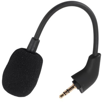 SUNGOOYUE Remplacement du Micro de Jeu, Boom Micro 3,5 Mm Compatible avec Cloud, Cloud II Headsets Wired avec Plug Détachable, Omni Directionnel pour PC Series X/S