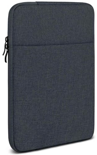 moex Dash Case für MacBook Air M4 (13 Zoll) Tasche mit Reißverschluss und Fach für Zubehör, Sleeve Laptop Hülle weich Gepolstert, Schutzhülle Minimalistisch Laptoptasche, Anthrazit