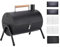 Parrillas De Carbón Tipo Barril | Ahumador Barbacoa Portátil | Barbacoa de Barril Ligera y Ventilada para Terraza, Jardín, Balcón, Camping, Patio y Picnic