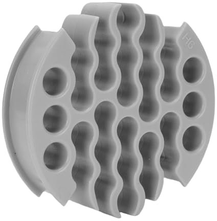 Fockety Cables Comb, Wire Comb, 30 Holes Cable Dresser, 0.8 Cm Hole Diameter, Ethernet Cable Organizer Tool for Wire Management, for Data Center and Machine Room (Gray)