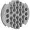 Fockety Cables Comb, Wire Comb, 30 Holes Cable Dresser, 0.8 Cm Hole Diameter, Ethernet Cable Organizer Tool for Wire Management, for Data Center and Machine Room (Gray)