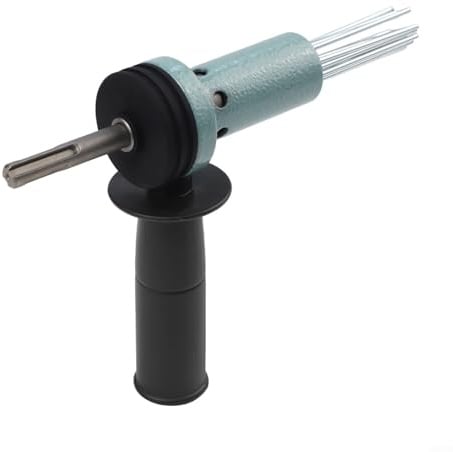 Adapter für elektrischen Hammernadelentroster, SDS-Schaft-Rostentfernungswerkzeug, ergonomisches Umbaudesign, Aufsatz für Elektrowerkzeuge aus gehärtetem legiertem Stahl