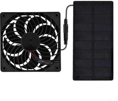 Kleines 0 8 W Solarpanel 4 V Abluftventilator für effiziente Belüftung in Haustierhäusern und Hühnerställen im Freien