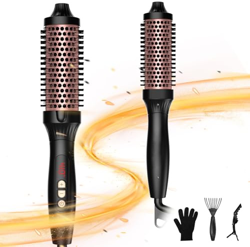 UKLISS Thermobürste 38mm Thermal Brush Lockenbürste [120-210℃] - Roségold