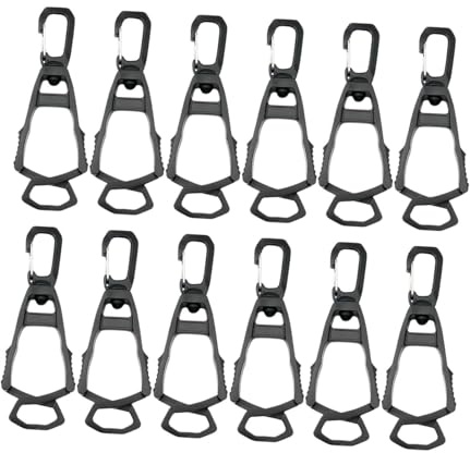 predolo Lot de 12 pinces à gants d'extérieur avec système anti-perte et fixation pour ceinture de travail, anti-.