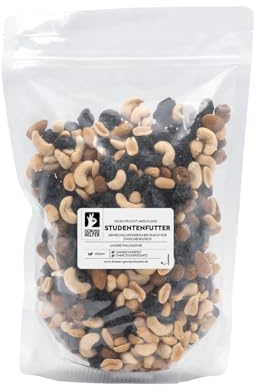 Bremer Gewürzhandel Studentenfutter, leckere Nussmischung mit Früchten, ungeschwefelt & ohne Zuckerzusatz, idealer Snack für zwischendurch, 1kg