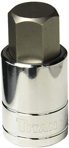Titan 15619 1/2-Zoll-Antrieb x 19-mm-Sechskant-Bit-Stecknuss