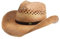 Conner Hut Cowboyhut Route 66 Westernstrohhut Strohhut Sommerhut Sonnenhut Strohhüte (L/XL (58-61 cm) - Natur)
