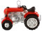 Hamburger WEIHNACHTSKONTOR® - Christbaumschmuck - Trecker/Traktor rot