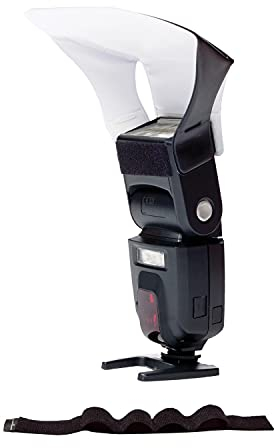 LumiQuest Flash Pocket Bouncer, Flash Diffuser mit UltraStrap Bundle, Universal Classic Design for External Camera Flashes, Black