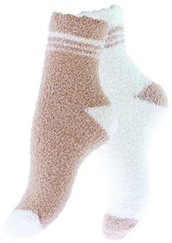 Vincent Creation Kuschelsocken Warme Flauschige Damen Socken (2 oder 4 Paar) Bettsocken Wintersocken