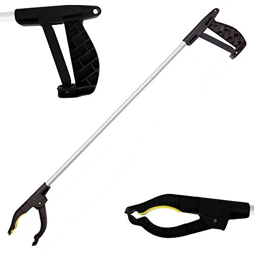 Pinza de alcance/Alcanzador para Recoger Objetos del Suelo o a Distancia - Longitud: 75 cm - Antideslizante