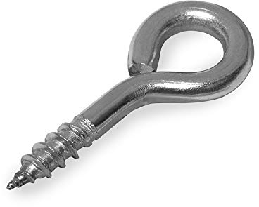 HEAVYTOOL Ösenschraube 3mm x 28mm [10 Stück] Holzgewinde Edelstahl A2 AISI 304 Schraubhaken Ringschraube Ösenschrauben Augenschraube Schrauböse Schraube mit Ring Ösenhaken