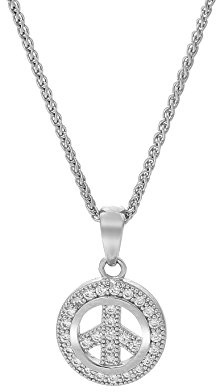 Orphelia Damen-Ketten mit Anhänger 925 Sterling Silber zirkonia ZH-7336