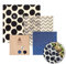 SuperBee Wax Wraps Set 3 Beeswax Wraps in den Größen S,M & L Hipster Wiederverwendbar, Umweltfreundlich und Ethisch hergestellt. 20 x 20 cm, 26 x 26 cm, 33 x 33 cm