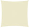 vidaXL Sonnensegel Wasserfest Sonnenschutz Windschutz Sonnendach UV Schutz Garten Terrasse Balkon Oxford-Gewebe Quadratisch 6x6m Creme