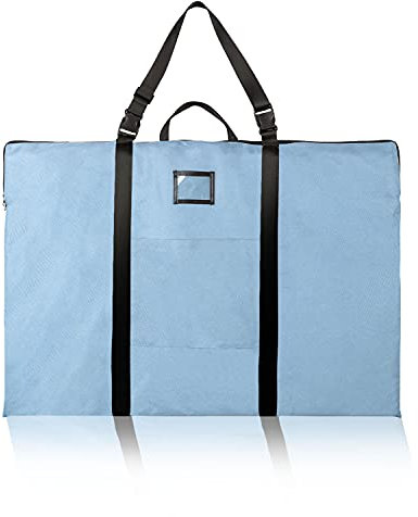 Große Kunst-Portfolio-Tasche mit Nylon-Schulter, 61 x 91,4 cm, leichte Poster-Aufbewahrungstasche, Boardhalter mit Griff und Reißverschluss für Poster, Skizzieren und Zeichnen