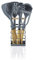 Swan Nordic Utensilios Cocina de Nylon 6 Piezas, Cesto + Juego de Utensilios Antiadherentes con Mango Efecto Madera, Libre de BPA, Espátula, Cucharón, etc Resistentes al Calor, Gris