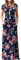 GRECERELLE Womens Maxi Dress Summer Casual Long Dresses for Ladies with Pockets (FP Rose Navy, L)