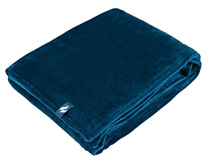 HEAT HOLDERS - Extra Soft Winter Warm 1.7 TOG Large Luxury Thermal Fleece Throw Blanket - 180 x 200 cm (One Size, Teal)