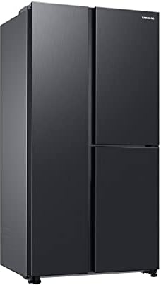 Samsung RH69B8021B1/EG Side-by-Side Kühlschrank, 178 cm, 645 ℓ, Beverage Center, Dual Ice Maker, Twin Cooling+, No Frost+, 4,5 ℓ Wassertank, Premium Black Steel