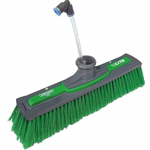 Unger NFF41 nLite Power Bürste Einfach, Gesplissen, Grün, 41cm Größe