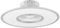 Lindby LED Deckenventilator mit Lampe Romea dimmbar Leselampe (Modern) in Alu (1 flammig,) - Ventilator Wohnzimmerleuchte