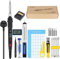 LeaderPro 80W Soldering Iron Kit Upgraded ON/Off Switch+LCD Visible Welding Tools with Adjustable Temp 180-480°C, Soldering Iron Stand, 28 in 1 Kits for Welding/Soldering/Desoldering/Repair/DIY