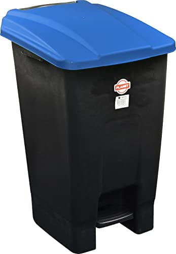 Wheelie Bin 70L For Recycling General Waste Storage Coloured (Blue)
