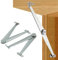 26 cm Deckelstützen, für Schrank, Möbel, Tür, Metall, gerader Deckel, zusammenklappbar, 2 Stück