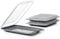 TATAY Boîtes a Charcuterie Fresh | Ensemble de 3 Standard | Boite Jambon Conservation Frigo, Empilable | Passe au Congélateur, Micro-ondes et Lave-vaisselles | Sans BPA, 17x3,2x25,2cm, Couleur Gris