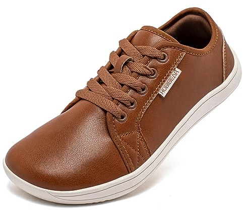HOBIBEAR Womens Mens Wide Minimalist Barefoot Fashion Trainers Zero Drop Shoes Lightweight Comfortable