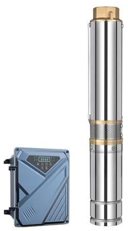 water pump submersible 4 AC/DC Deep Well Solar Water Pump 550V 5HP MPPT Controller with Stainless Steel Impeller High Pressure 4kw 11m3/h 200m Head