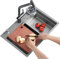 SilteD Lavelli,Lavello da Cucina Lavello da Bar Lavello Nano Lavastoviglie Lavabo Multifunzionale Rettangolare Singolo Lavello da Cucina + con Rubinetto Estraibile/Grigio Pistola/75 * 45Cm