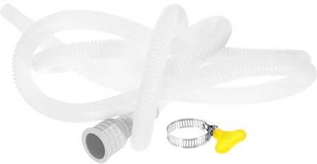 KONTONTY 2m Air Conditioner Drain Hose Flexible Drainage Hose for Units Semi-automatic Washing Machines Practical Home Use Extended Leakproof Design