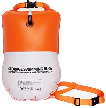 Srliya Sac étanche de 20 L Idéal pour la Natation, Comprend des Dispositions pour Le Stockage et Une Bouteille d'eau (20L)