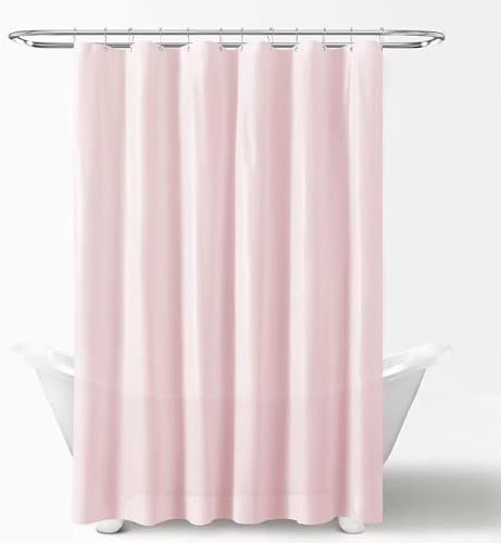 Generic 3D Tenda Doccia Rosa Tenda Doccia Antimuffa 120x200, Tenda Bagno Impermeabile Tessuto in Poliestere Lavabile Tende Doccia Rosa Tenda Vasca da Bagno con 8 Ganci a289