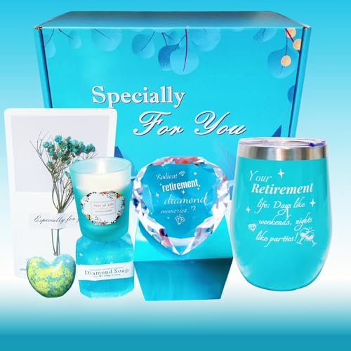 Trcousoa Retirement Gift for Women: Happy Retirement Gifts for Coworker, Boss, Teachers, Nurses, Mom, Grandma