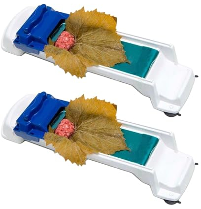Generic Fleisch Roller Weinblätter Maschine, Traubenblätter Roller Maschine Picknick Gemüse Fleisch Sushi Rolling Tool, DIY Gemüse Küchen Werkzeug Geeignet Für Anfänger Und Kinder, IAX1S7QE5CECS2L43J