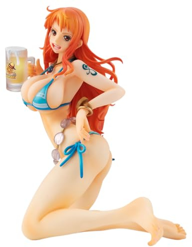 MegaHouse - One Piece - Nami (ver. BB_SP 20th Anniversary) Limited Edition-, Potrait of Pirates Collectible Figure