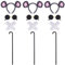 12 Pcs Mouse Costume Accessories Set Mouse Ears Headband Sunglasses Blind Cane White Gloves for Halloween Adult Women Costume, Gray, One Size