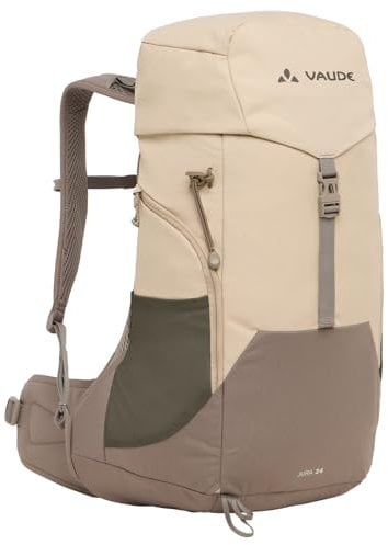 VAUDE Jura 24 – Wanderrucksack 24L, Leicht & strapazierfähig mit atmungsaktivem Rücken, Trinksystem-Fach und flexiblen Außentaschen – ideal für Tageswanderungen