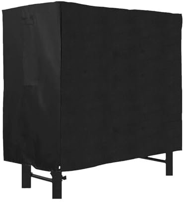 Kaminholz-Abdeckung – Wasserdichte Kaminholz-Abdeckung | Feuerholz-Aufbewahrungs-Oxford-Schutzhülle Mit Reißverschluss | UV-Schutz-Brennholz-Lagerregal | Brennholzabdeckung Für Garten, Terrasse, Hinte